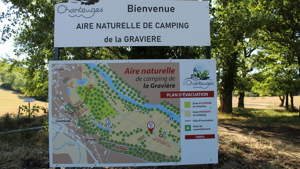 La GRAVIERE: Notre aire naturelle de camping 