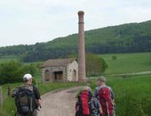 Juste au-delà de la limite de la commune entre Chadernac et Fromentyy