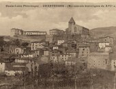 Chanteuges: Vue du Sud-Ouest environ 1902