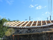 l'arrière du lavoir avec cette forme arrondie peu commune